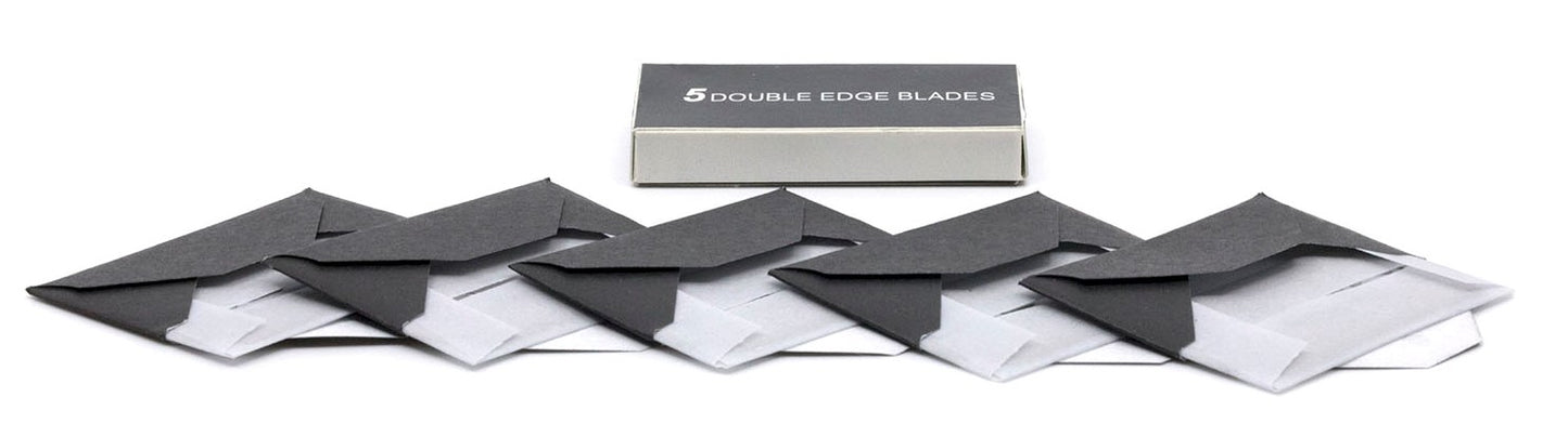 Set van 5 scheerbladen voor Safety Razor (20 sets)